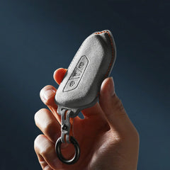 Alcantara Car Remote Key Case Cover For VW ID.3 2025 - Evooor