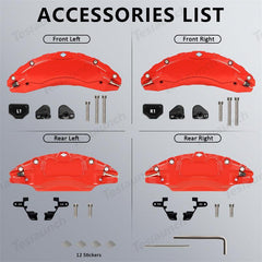 Model 3/Y Brake Caliper Covers (4Pcs) (2017-2023) for Tesla - Evooor