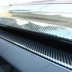 2024 Model 3 Highland Dashboard Cover (Carbon Fiber Pattern ABS) for Tesla(2PCS) - Evooor