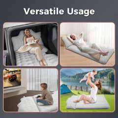 Tesla Cybertruck Inflatable Car Camping Mattress with Rear Seat Support - Evooor