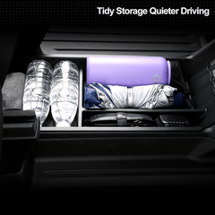 TPE Center Console Lower Tray Organizer Box for Tesla Cybertruck - Evooor
