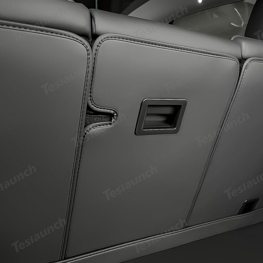 Nappa Leather Rear Seat Back Protector for Tesla Model Y Juniper 2025+ - Evooor