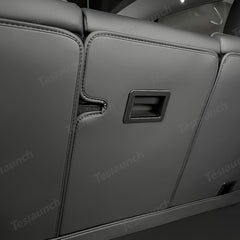 Nappa Leather Rear Seat Back Protector for Tesla Model Y Juniper 2025+ - Evooor