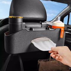 Alcantara Seat Back Multi-functional Storage Box For VW ID.4 2024-2025 - Evooor