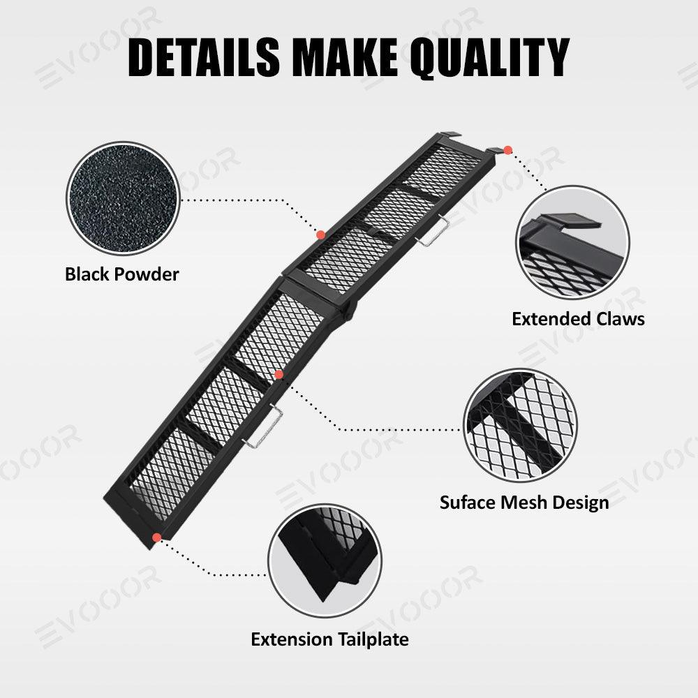 Foldable Heavy-Duty Steel Loading Ramp for Tesla Cybertruck - Evooor