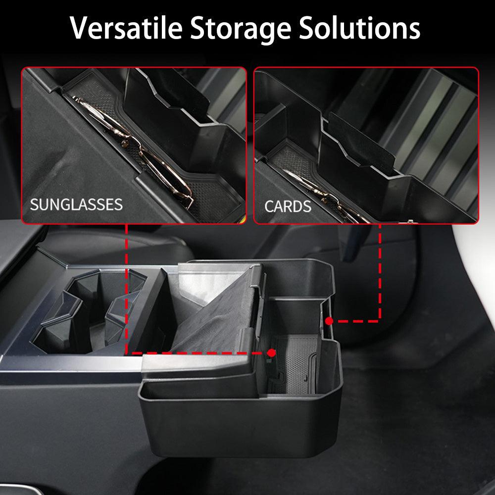 Extended Center Console Organizer Storage Box for Cybertruck - Evooor