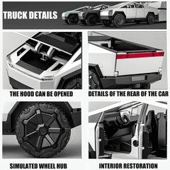 Cybertruck Pickup Truck Alloy 1/24 Car Model - Evooor