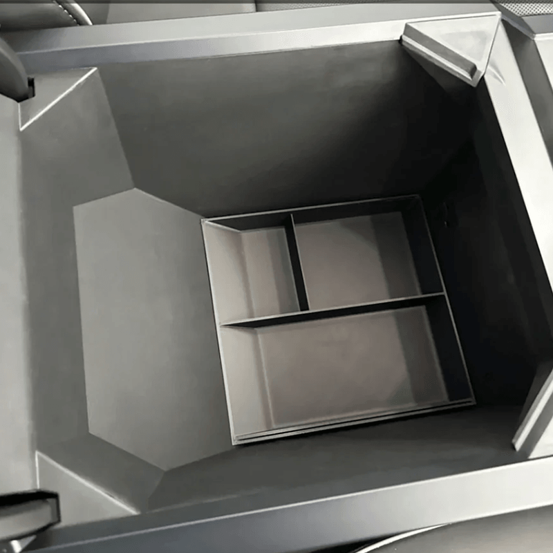 Center Console Armrest Lower Storage Box(ABS) for Tesla Cybertruck - Evooor