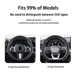 Alcantara Steering Wheel Sweat Absorbing Cover For VW ID.4 2025 - Evooor