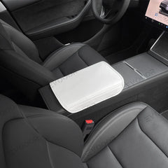 Leather Center Console Armrest Cover for Tesla Model Y Juniper 2025+