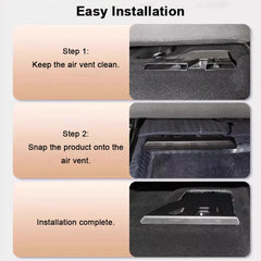 ABS Rear Air Outlet Protective Cover For VW ID.4 2021-2025 1PC - Evooor