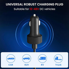 Long 10-Foot Extension Cord for Starlink Mini from Cigarette Lighter Socket to DC Power Supply - Evooor