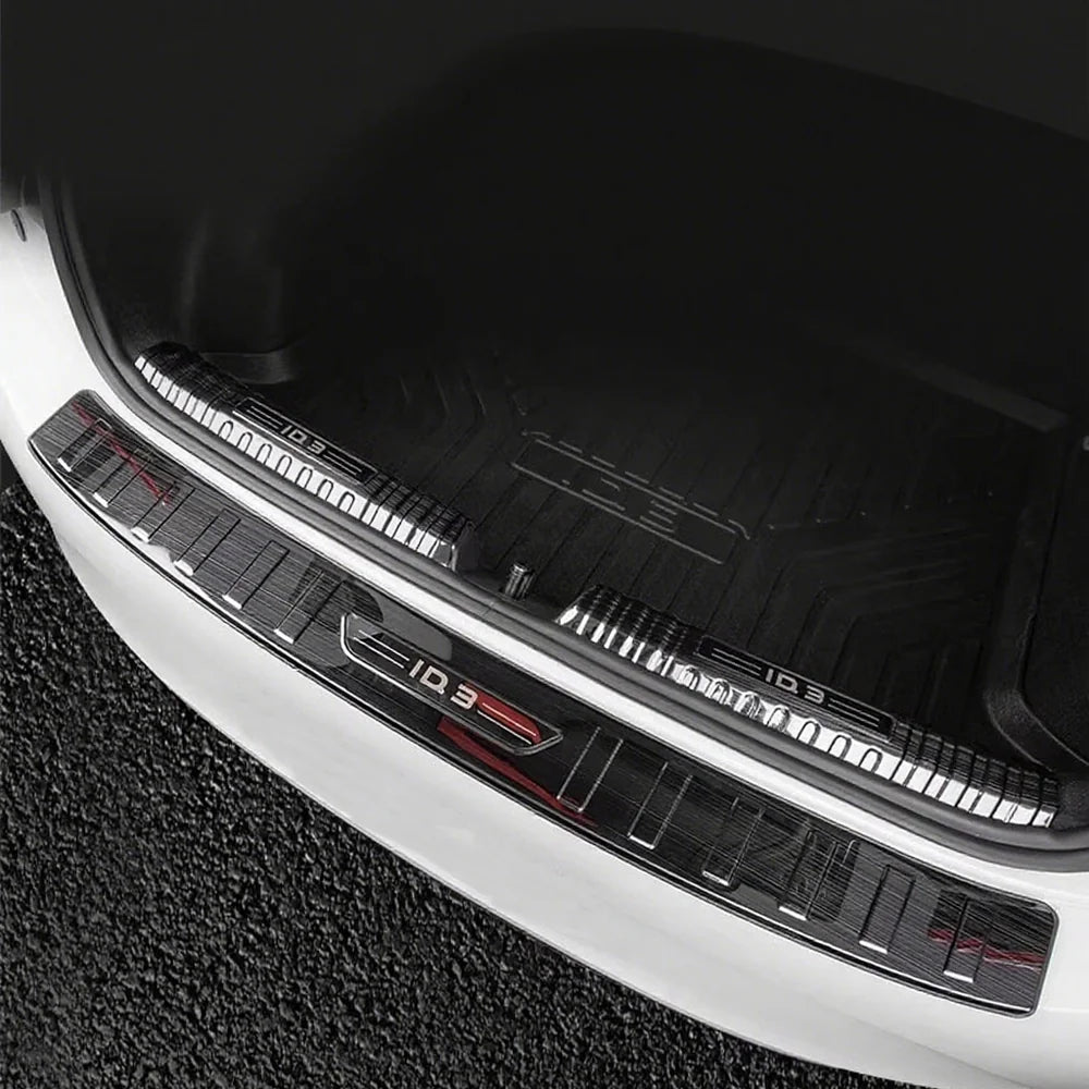 Stainless Steel Rear Trunk Sill Guard For VW ID.3 2021-2025 - Evooor