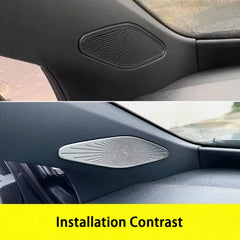 Stainless Steel A-Pillar Speaker Trim Sticker For VW ID.4 2021-2025(2PCS) - Evooor