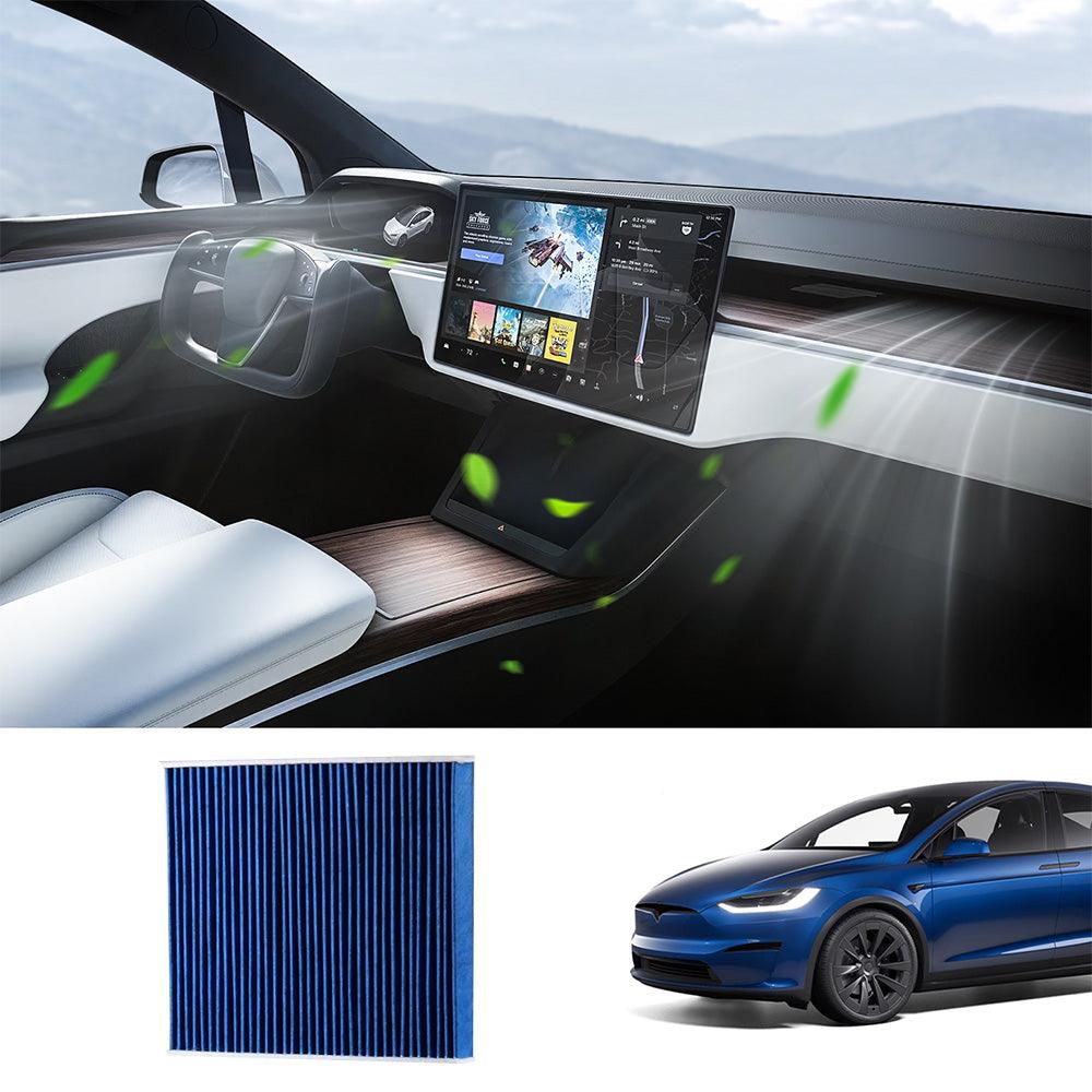 Cabin Air Filter & HEPA Filter with Activated Carbon for Tesla Model X - Evooor