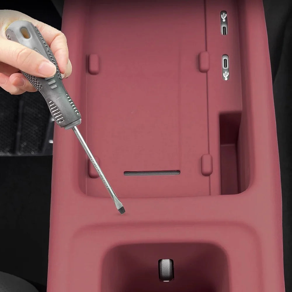 Silicone Center Console Full-coverd Protective Pad For VW ID.3 2025-2026 - Evooor