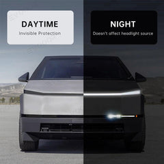 Front Light Bar & Taillight Black Vinyl DIY Wrap Kit for Cybertruck - Evooor