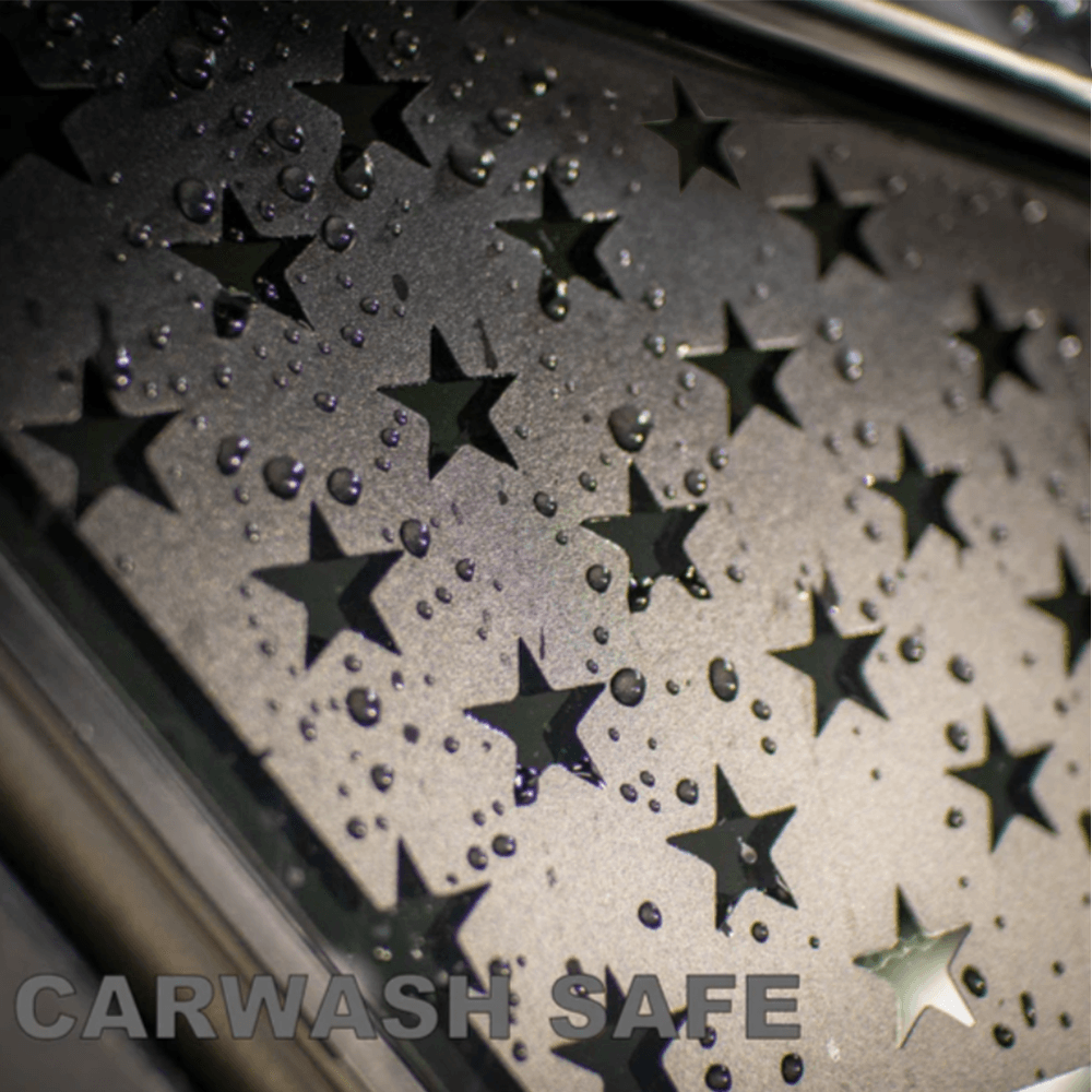 Rear Window American Flag Vinyl Stickers (2PCS) for Tesla Cybertruck - Evooor