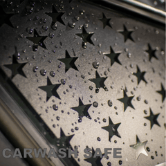 Rear Window American Flag Vinyl Stickers (2PCS) for Tesla Cybertruck - Evooor