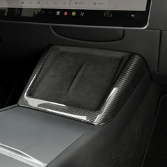 Tesla Model Y Juniper 2025+ Genuine Carbon Fiber Wireless Charging Pad Cover - Evooor