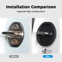 Silicone Door Latch Protective Cover 4Pcs For VW ID.4 2021-2025 - Evooor