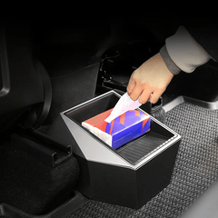 Premium Rear Cargo Organizer Compatible with Tesla Model Y 2021+ - Cybertruck-Inspired Design - Evooor