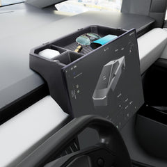 Upgraded Center Console Behind Screen Storage Box for Cybertruck - Evooor