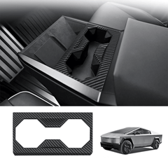 Center Console Cup Holder Frame Trim Cover for Cybertruck - Evooor