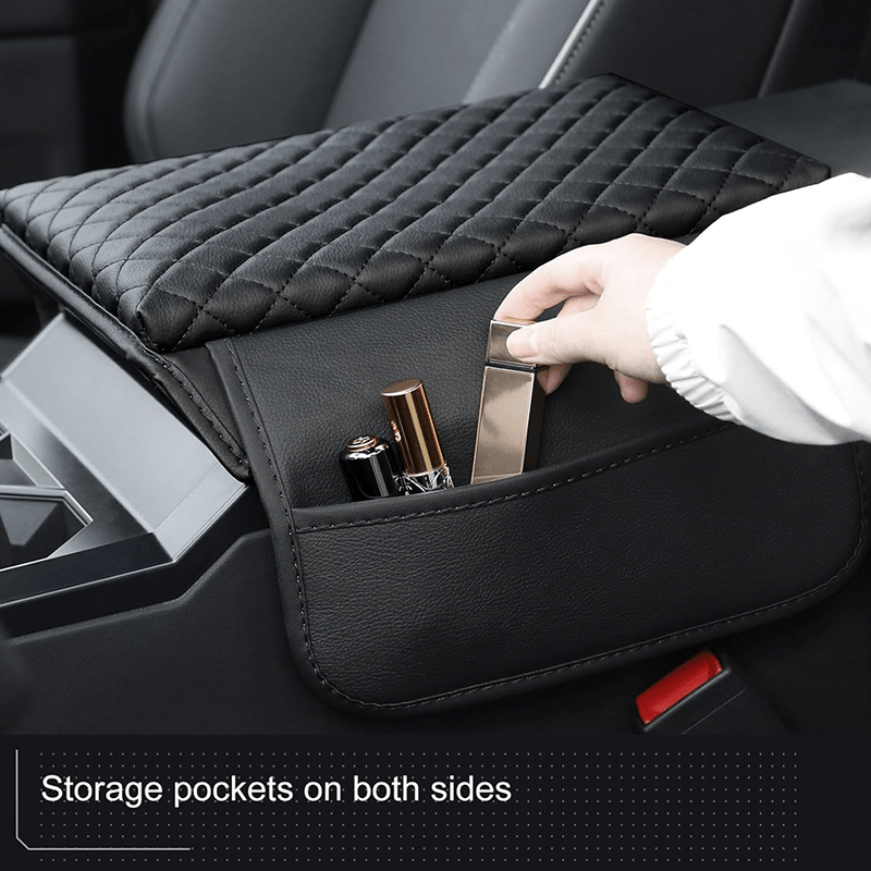 Leather Center Armrest Cover for Cybertruck - Evooor