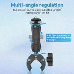 Universal Adjustable Clamp Mount for Satellite Dishes - Compatible with Starlink Mini Dish - Evooor