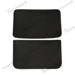 Enhanced Sunroof Sunshade with Reflective Ice Crystal and Suede for Tesla Model 3 - Optimized Shade for 2024 Edition - Evooor