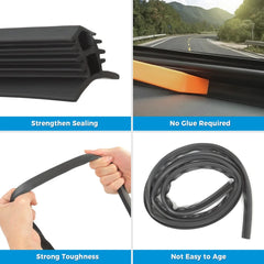 Rubber Dashboard rim Sealing Strip For VW ID.4 2021-2025 - Evooor