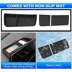 ABS Dashboard Storage Box Organizer Behind Central Display For VW ID.4 2021-2025 - Evooor