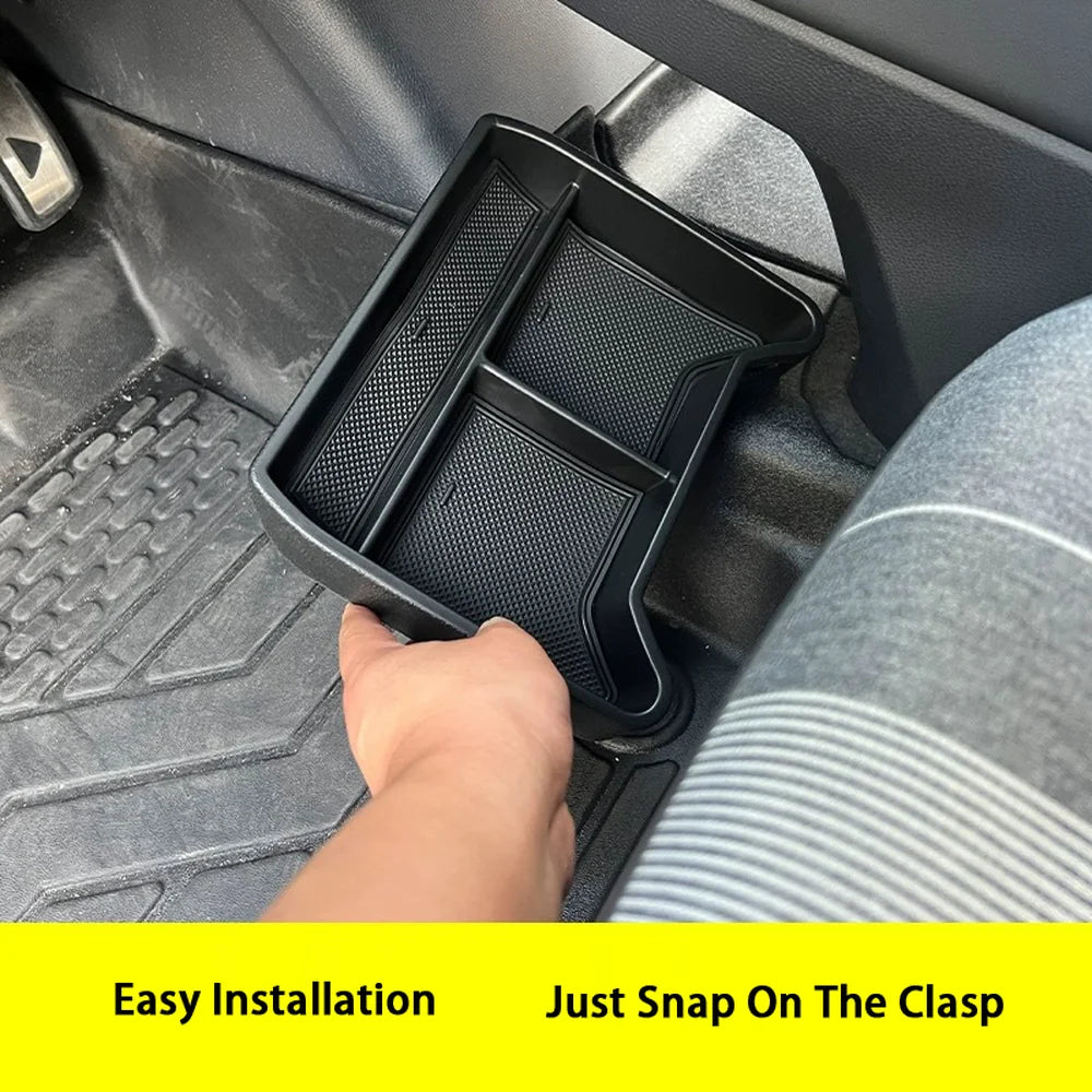 Plastic Center Console Lower Tray Organizer For VW ID.4 2020+ - Evooor