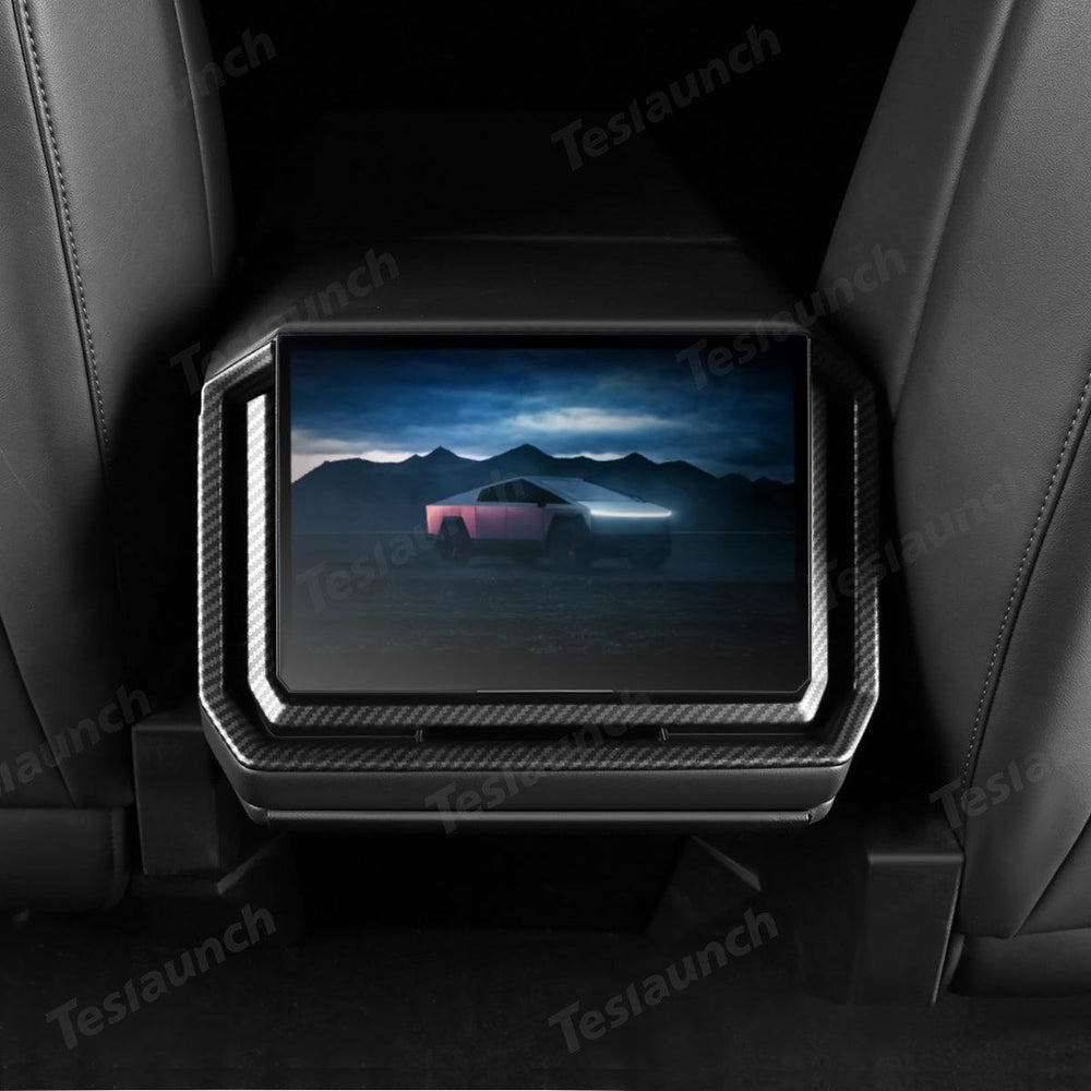 Carbon Fiber Style Rear Air Conditioning Vent Trim Cover for Tesla Cybertruck - Evooor