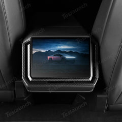 Carbon Fiber Style Rear Air Conditioning Vent Trim Cover for Tesla Cybertruck - Evooor