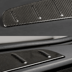 High-Quality Carbon Fiber Trunk Sill Protectors Set for Tesla Model X 2022 and Beyond - Evooor