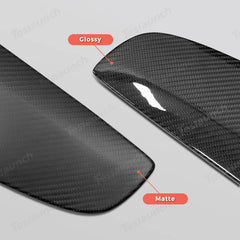 Carbon Fiber Dashboard Vent Trim Upgrade for Tesla Model Y 2025+ – Premium Juniper Finish - Evooor