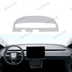 2024 Model 3 Highland Alcantara Dashboard Reflective Stickers For Tesla - Evooor