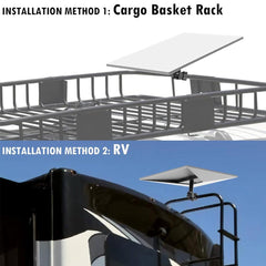 Roof Rack Mounting Kit for Starlink Generation 3 Antenna Installation - Evooor