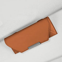 Leather Car Visor Glasses Holder For VW ID.3 2021-2025 - Evooor