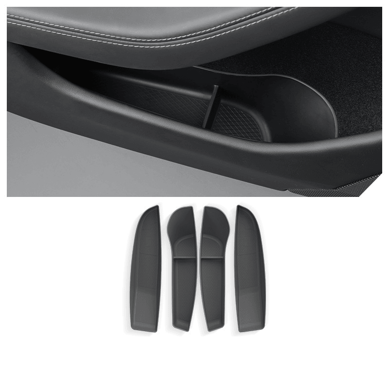 Tesla Model Y/S/X/Model 3 TPE Side Door Organizer with Additional Storage Space - Evooor