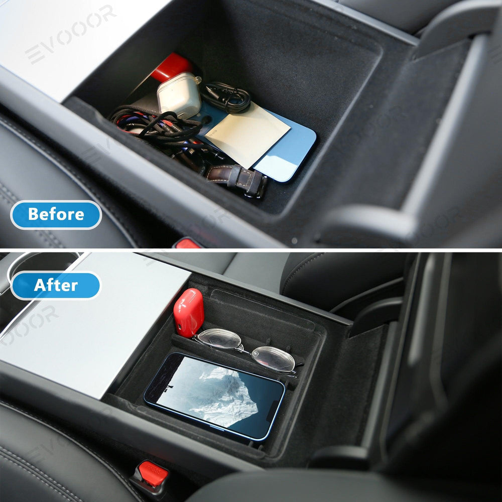2024 Tesla Model 3 Highland Center Front Storage Box - Evooor