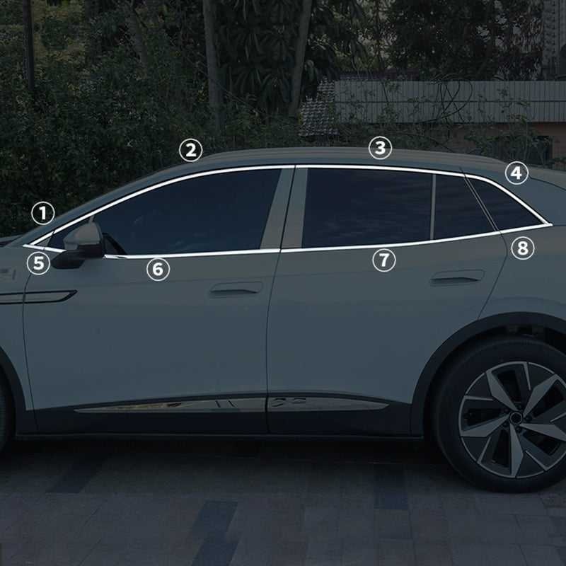 Stainless Steel Body Side/Window Trim Molding For VW ID.4 2021-2025 - Evooor