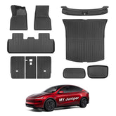 All-Weather TPE Floor Mats & Cargo Liners Set for Tesla Model Y Juniper 2025+ - Evooor