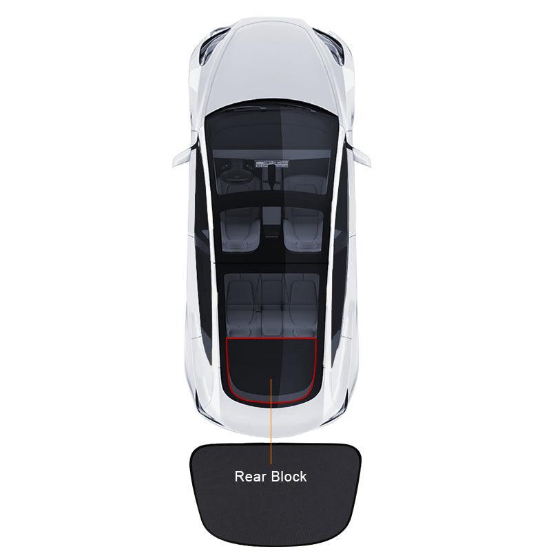 Model S Panoramic Sunshades Openable Sunroofs Sun Visor Accessories For Tesla(2015-2023) - Evooor