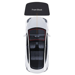 Model S Panoramic Sunshades Openable Sunroofs Sun Visor Accessories For Tesla(2015-2023) - Evooor