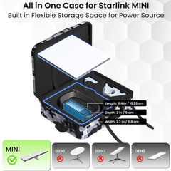 Durable Waterproof Carrying Case for Starlink Mini System Storage - Evooor