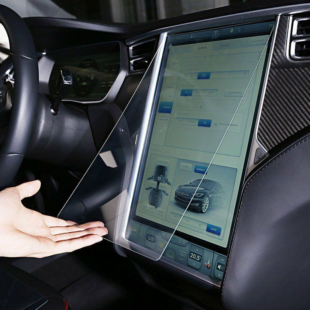 Model X/S Tempered Glass (9H) Screen Protector- Impact and Scratch-Resistant Screen Protective Film for Tesla(2012-2020) - Evooor