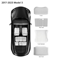 Model 3/Y TPE Frunk & Trunk Cover For Tesla ( 2017-2023) - Evooor